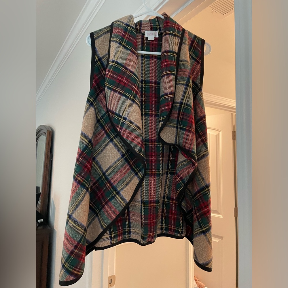 Plaid sweater size small (4-6)